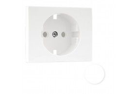 70632TBR TAPA C/PROTECCIN P/BASE SCHUKO BLANCO