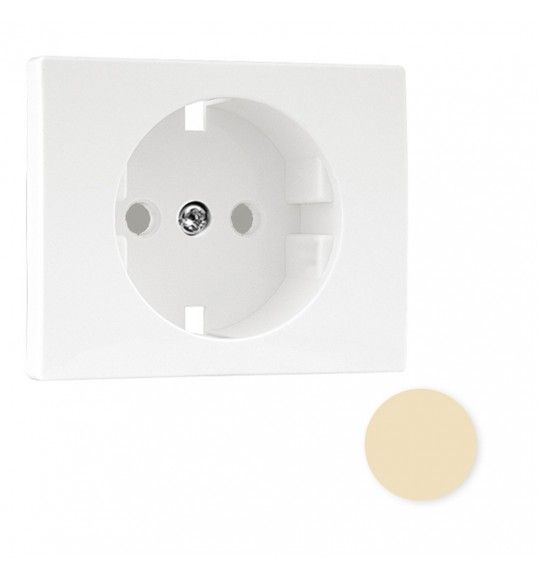 70632 TMF CENTRO SCHUKO C/OBTURADOR MARFIM