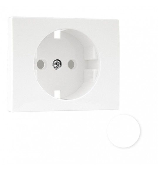 70632TBR TAPA C/PROTECCIN P/BASE SCHUKO BLANCO