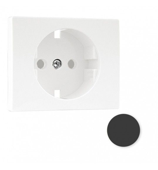 70632TAT TAPA C/PROTECCIN P/BASE SCHUKO ANTRACITA