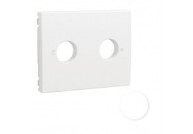 70776TBR TAPA PARA TOMA R - TV BLANCO