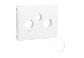 70775TBR TAPA PARA TOMA R-TV-SAT BLANCO