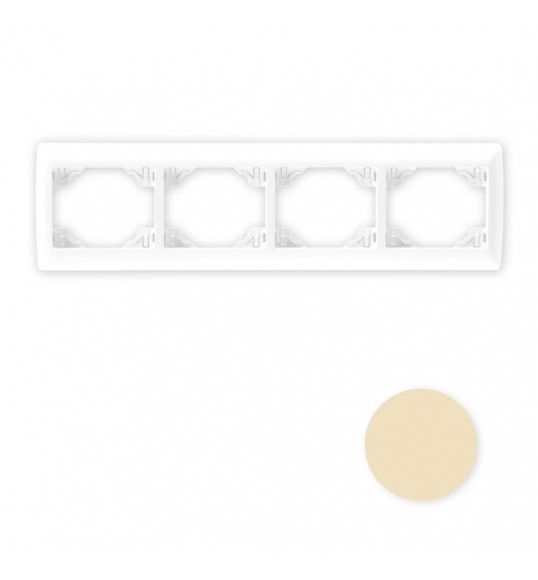 70941 TMF ESPELHO QUADRUPLO HORIZONTAL MARFIM