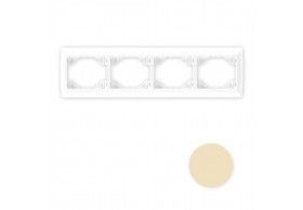 70941 TMF ESPELHO QUADRUPLO HORIZONTAL MARFIM