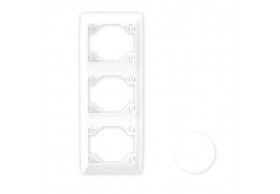 70932TBR MARCO TRIPLE VERTICAL BLANCO