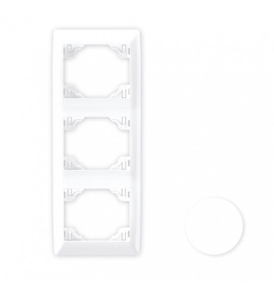 70932TBR MARCO TRIPLE VERTICAL BLANCO