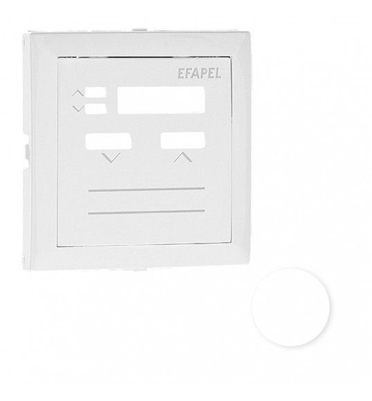 90312TBR TAPA P/MANDO LOCAL PERSIANA C/IR BLANCO