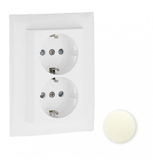 90332 CPE TOMADA DUPLA SCHUKO MONOB C/OBTUR P�ROLA