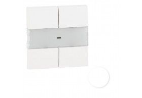 90600 TBR TECLA P/BOTO PRESSO QUDRUPLO MBT BRANCO