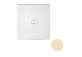 90602TMF TECLA P/MEC LUMIN O C/PILOTO SEALIZ MARFIL