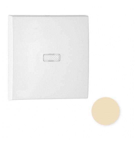 90602TMF TECLA P/MEC LUMIN O C/PILOTO SEALIZ MARFIL