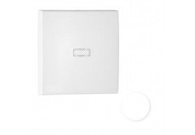 90602TBR TECLA P/MEC LUMIN O C/PILOTO SEALIZ BLANCO