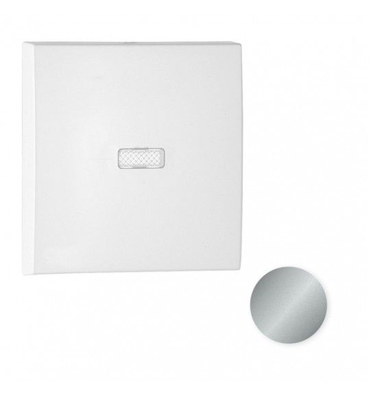 90602TAL TECLA P/MEC LUMIN O C/PILOTO SEALIZ ALUMINIO