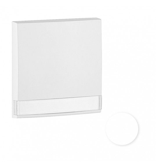 90603TBR TECLA CON PORTA-RTULOS BLANCO