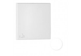 90605TBR TECLA SIMPLE CON SMBOLO DE CAMPANA BLANCO