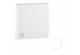 90606TBR TECLA SIMPLE C/SMBOLO DE ASISTENTA BLANCO