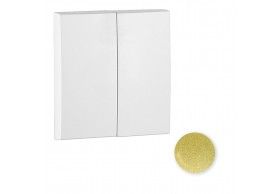 90611TDU TECLA DOBLE DORADO