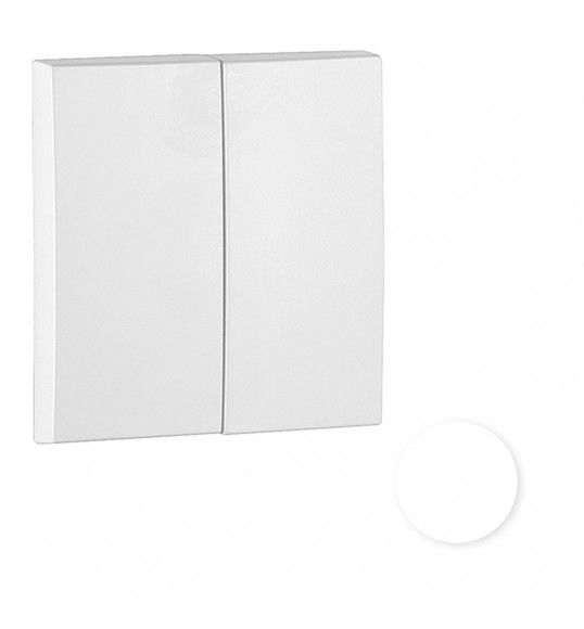 90611TBR TECLA DOBLE BLANCO