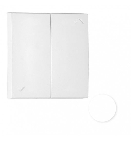 90612TBR TECLAS P/DOB PULSADOR CONMUT P/PERSIANA BLANC