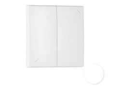 90612TBR TECLAS P/DOB PULSADOR CONMUT P/PERSIANA BLANC