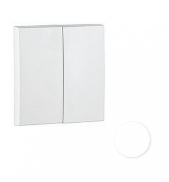 90614TBR TECLA P/MECANISMO DE DOBLE FUNCIN BLANCO