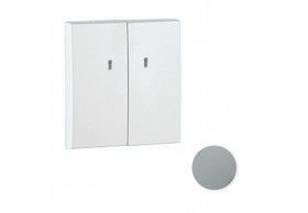 90615 TIS TECLAS P/ MECANISMO FUNO DUPLA LUMIN GRIS