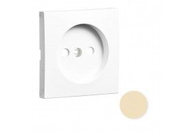 90621 TMF CENTRO PARA TOMADA 2P MARFIM