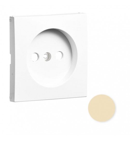 90621 TMF CENTRO PARA TOMADA 2P MARFIM