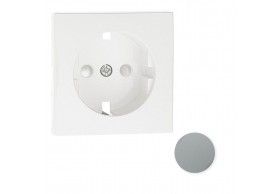 90632TIS TAPA C/PROTECCIN P/BASE ENCHUFE SCHUKO GRIS