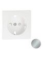 90632TAL TAPA C/PROTECCIN P/BASE ENCHUFE SCHUKO ALUMINIO