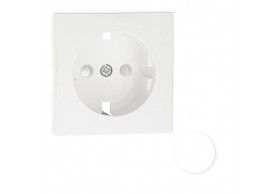 90632TBR TAPA C/PROTECCIN P/BASE ENCHUFE SCHUKO BLANCO