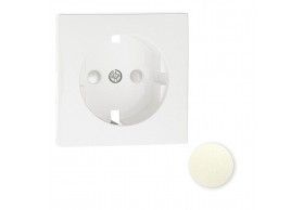 90632TPE TAPA C/PROTECCIN P/BASE ENCHUFE SCHUKO PERLA