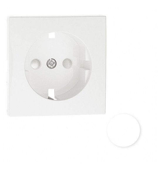 90632TBR TAPA C/PROTECCIN P/BASE ENCHUFE SCHUKO BLANCO