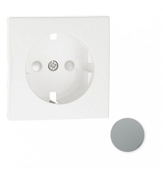 90632TIS TAPA C/PROTECCIN P/BASE ENCHUFE SCHUKO GRIS