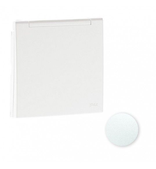 90634TGE Efapel CENTRO SCHUKO C/TAMPA E OBTUR (IP44) GELO