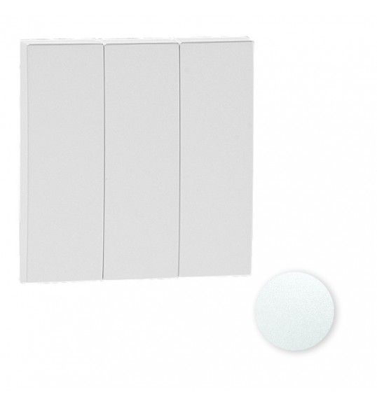 90661TGE Efapel TECLA TRIPLA GELO