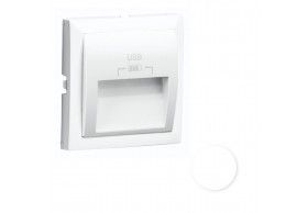 90673TBR TAPA P/DOB. CARGAD. USB TIPO A SALIDAS 20 BR