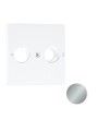 90685TAL TAPA P/TOMA MULTIMARCAS R-TV 2 SALIDAS ALUM
