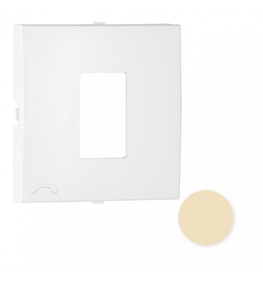 90712TMF TAPA PARA TOMA TELEFNICA MARFIL