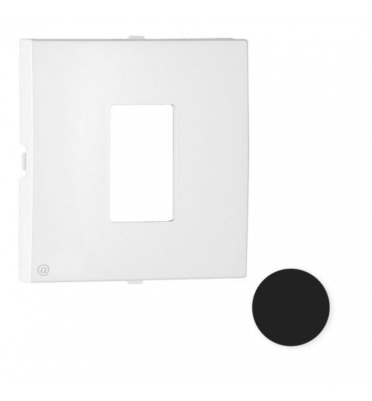 90751 TPM CENTRO P/TOMADA RJ45 PRETO MATE