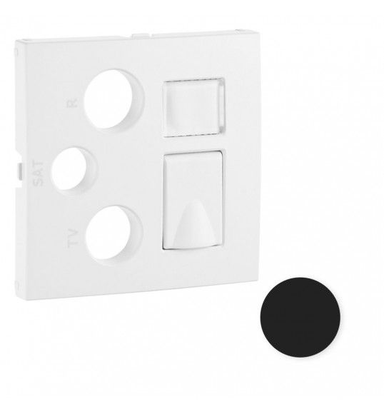 90770 TPM C.T.MIST R-TV-SAT-RJ45/R-TV-SAT-RJ45-FO PRETO