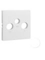 90775TBR TAPA PARA TOMA R-TV-SAT BLANCO