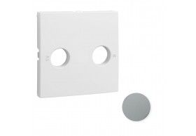 90776TIS TAPA PARA TOMA R-TV GRIS