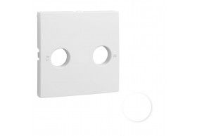 90776TBR TAPA PARA TOMA R-TV BLANCO