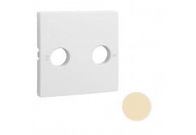 90776TMF TAPA PARA TOMA R-TV MARFIL