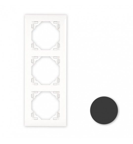 90930 TSS ESPELHO TRIPLO GRIS/GRIS