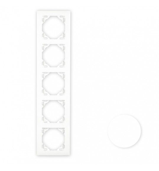 90950TBR Efapel ESPELHO QUNTUPLO BRANCO