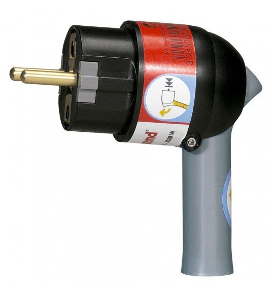 050176 Legrand 2P+E plug 16A German standard black/grey