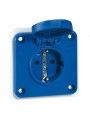 057672 Legrand Panel mounting socket P17 16A 250V blue