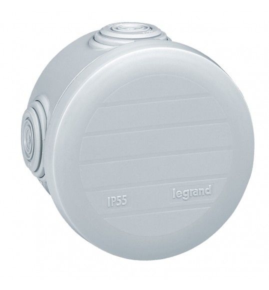 092003 Abzweigdose Plexo, Rund, D=70 x Tiefe 45 mm, IP 55, 4 Membran-Einfhrungen